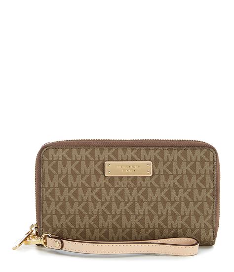 michael kors flat multifuntion wallet|Michael Kors bifold wallet women's.